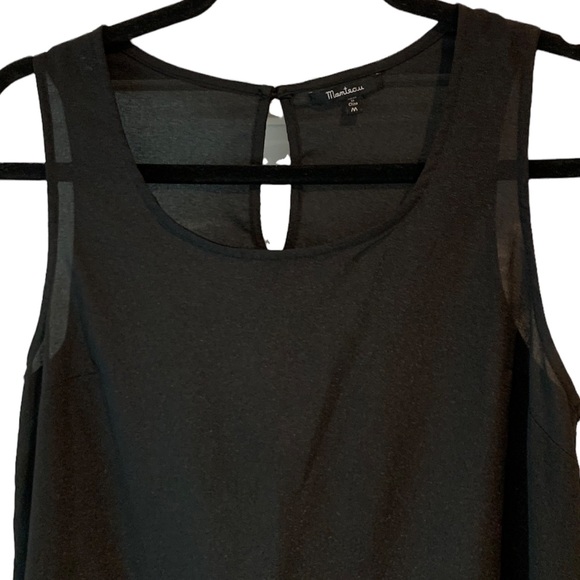 Monteau Black Sleeveless Top - Picture 3 of 4